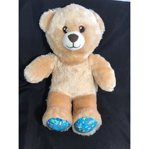 Build A Bear Happy Birthday Plush Stuffed 2021 (030143) with Seguin Party Dress - Picture 7 of 14